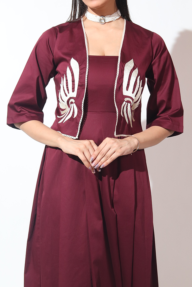 Burgundy Casablanca